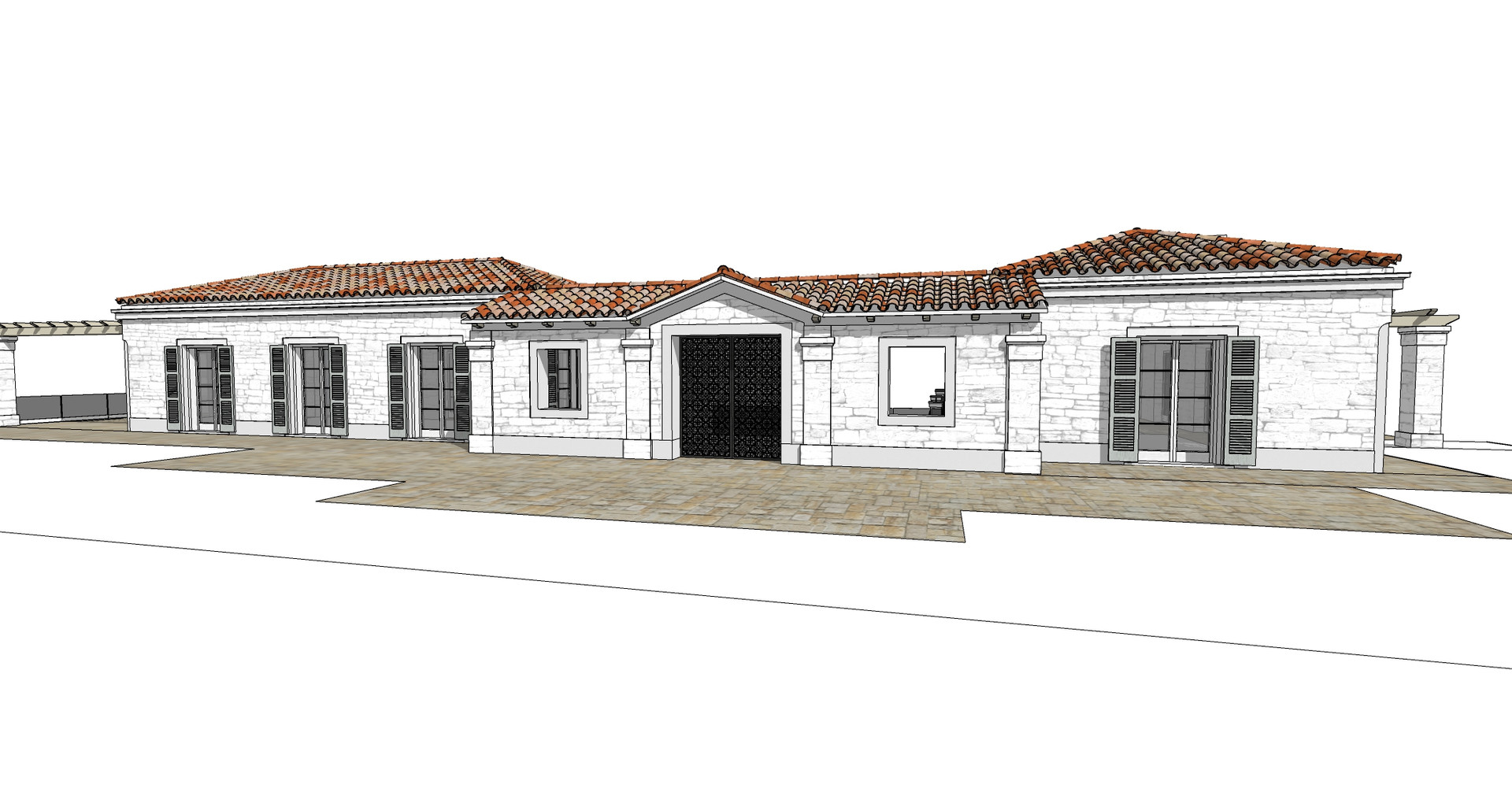 Corfu House — design visualisation