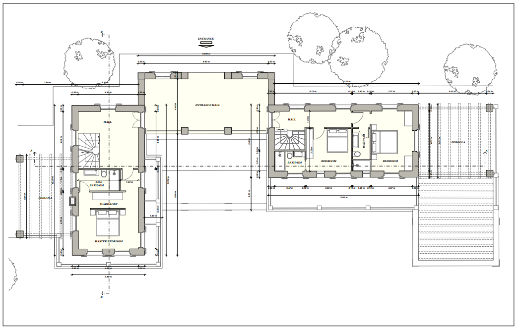 Corfu House — elevation study