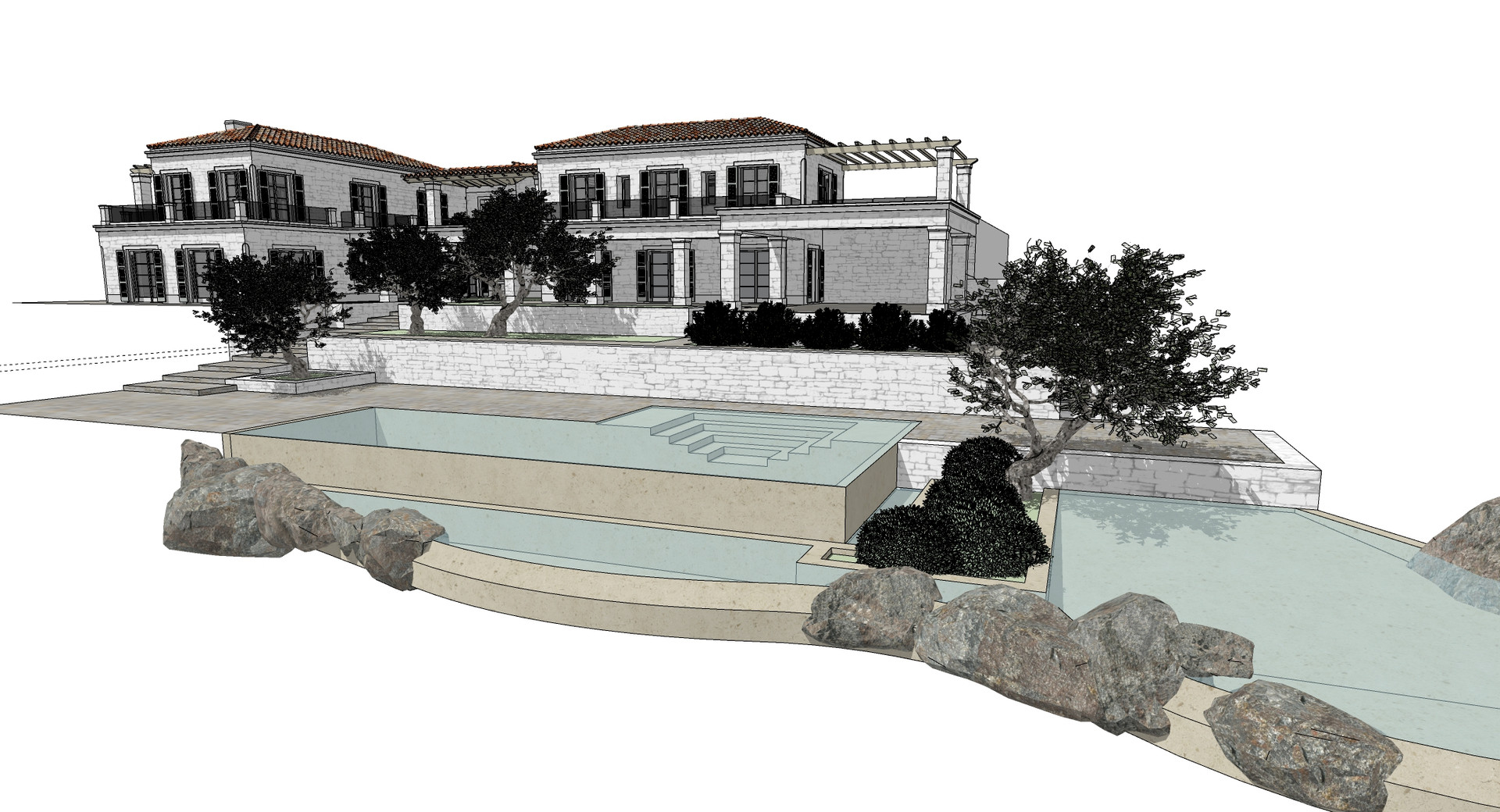 Corfu House — design visualisation