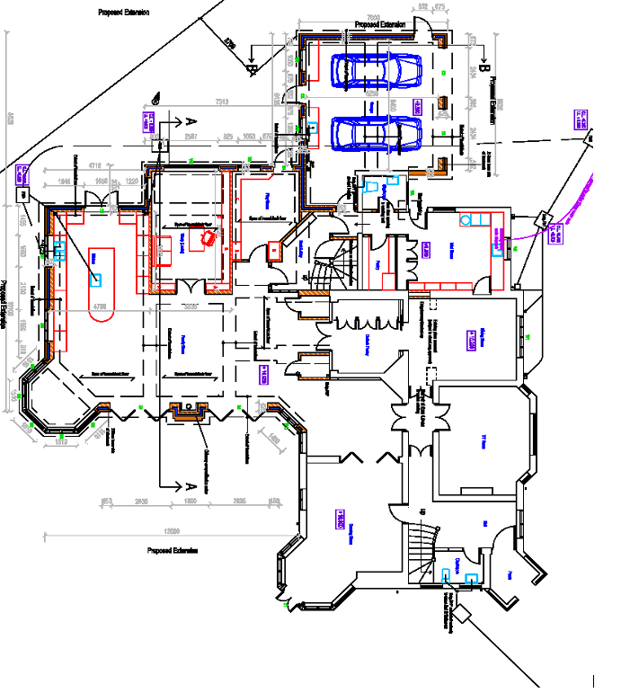 Daneswood — first-floor plan