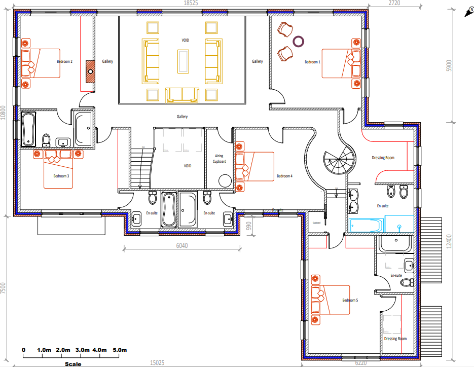 Ladygarth — plan study