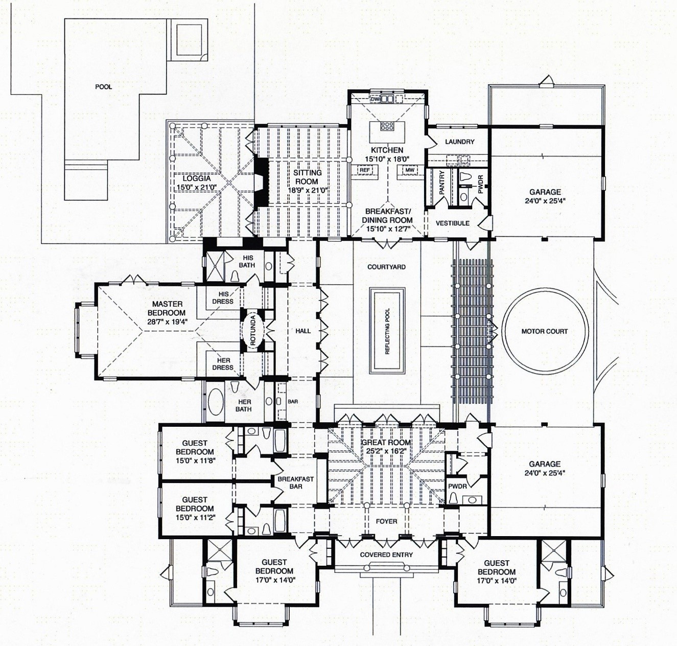 Sabal Palm Lane — the floor plan