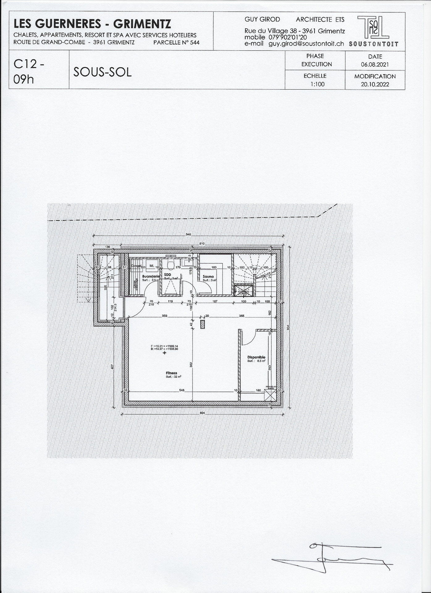 Swiss Chalet — aerial view of the whole development