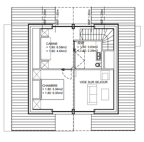 Swiss Chalet — interior study